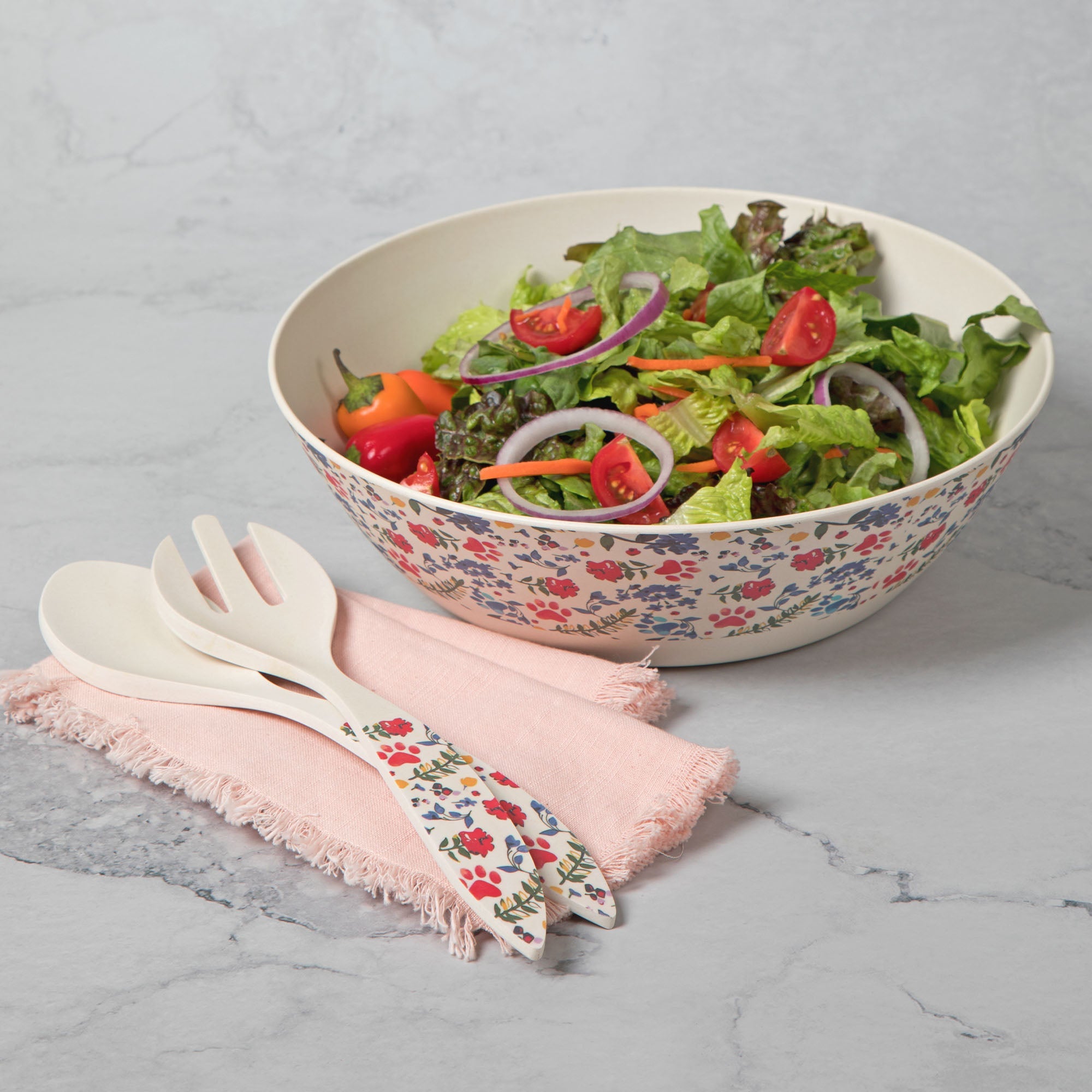 Bamboo Fiber Nesting Bowl Set — Lightweight, Colorful & Virtually Unbreakable
