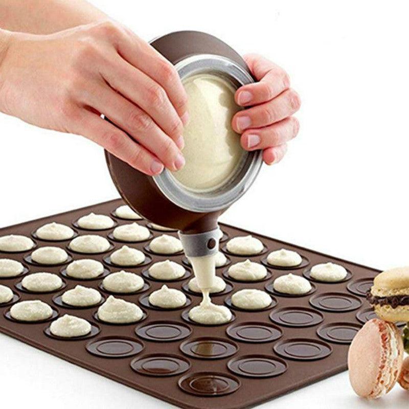 Professional Macaron Baking Kit — 48-Piece Silicone Mat Set