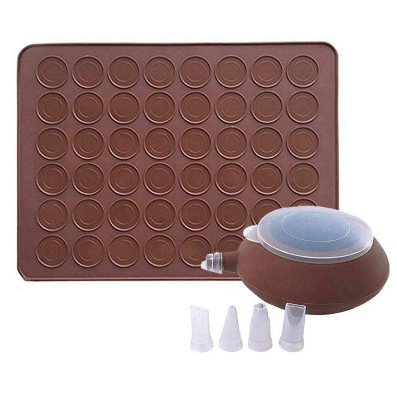 Professional Macaron Baking Kit — 48-Piece Silicone Mat Set