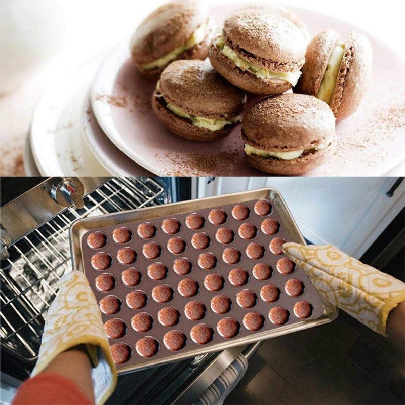 Professional Macaron Baking Kit — 48-Piece Silicone Mat Set