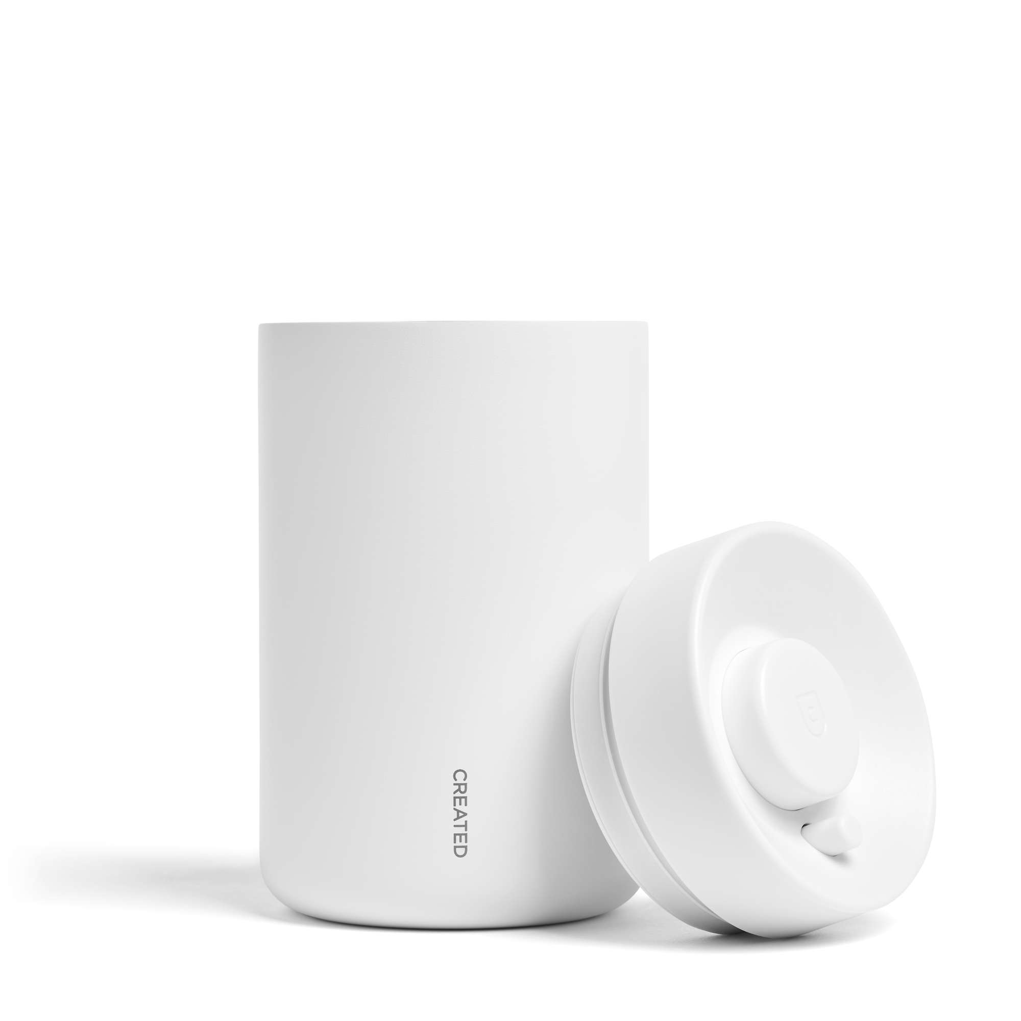 Reserve Vacuum Seal Coffee Canister — Keeps Beans Fresh with Center-Button Pump