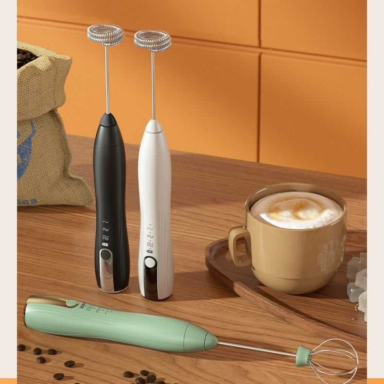 Rechargeable Milk Frother & Egg Beater — USB-C, 3-Speed | Simply Found