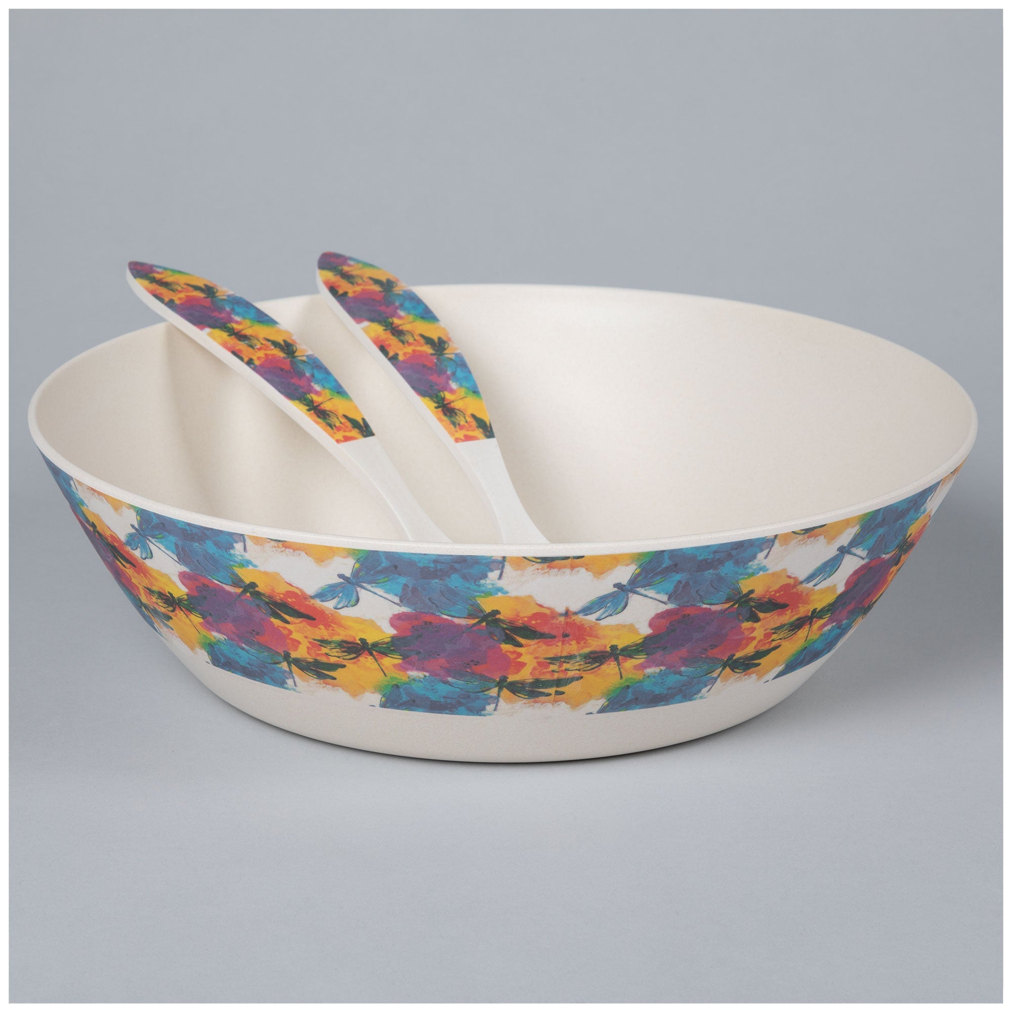 Bamboo Fiber Nesting Bowl Set — Lightweight, Colorful & Virtually Unbreakable