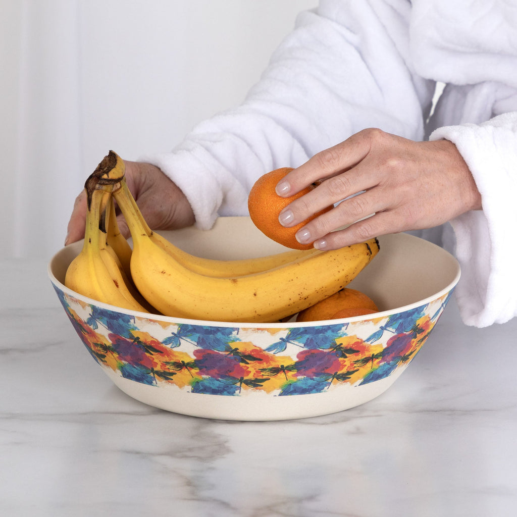Bamboo Fiber Nesting Bowl Set — Lightweight, Colorful & Virtually Unbreakable
