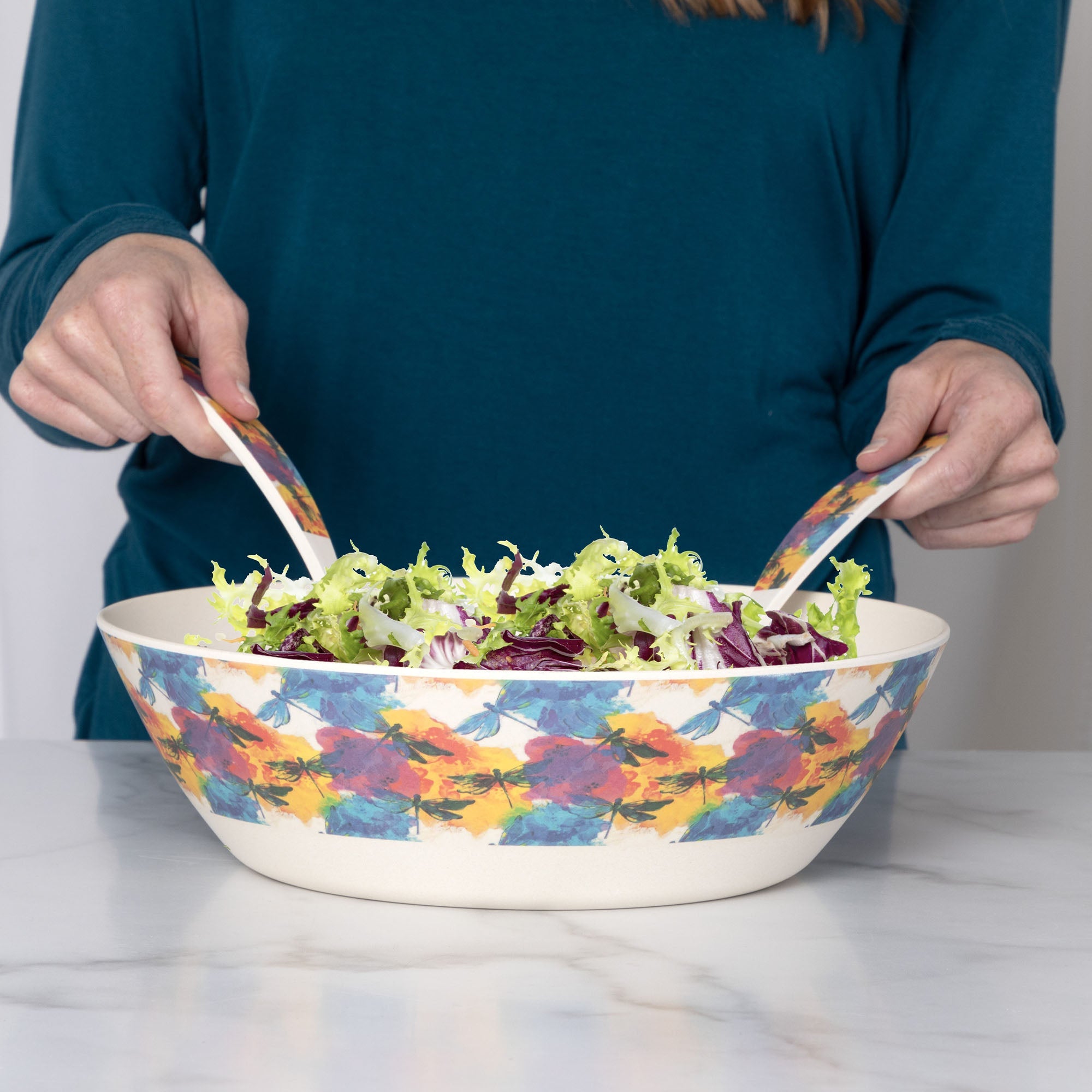 Bamboo Fiber Nesting Bowl Set — Lightweight, Colorful & Virtually Unbreakable