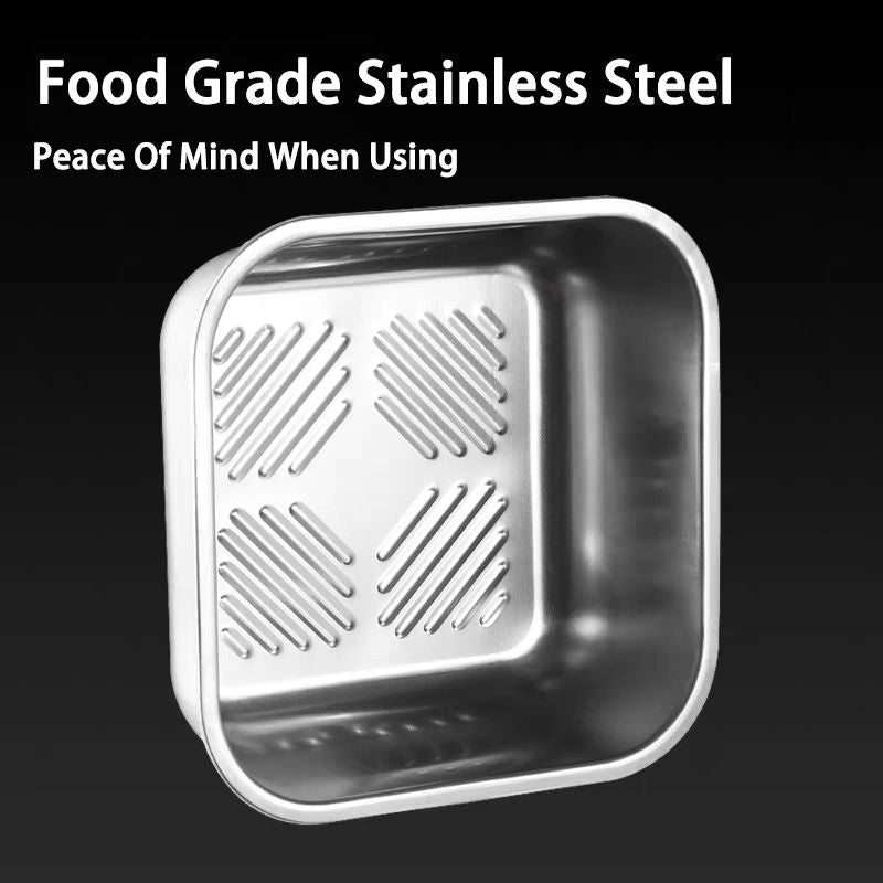 Yakimoto Stainless Steel Meal Prep Containers — Airtight, Stackable, Fridge Ready